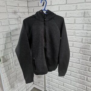 32 Degrees Heat Men's Size Small Grey Full Zip Straight Fit Hooded Jacket